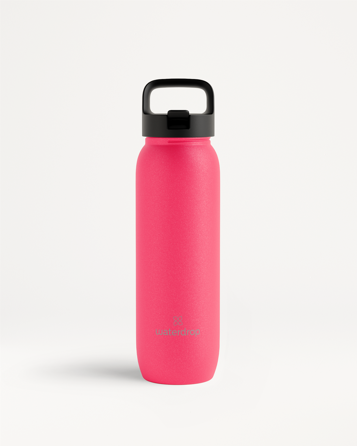 All-Purpose Ultralight Bottle with Straw Lid, bright pink finish.