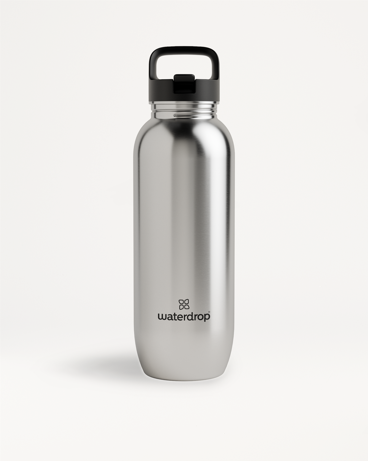 All-Purpose Ultralight water bottle, matte finish, screw-on lid.