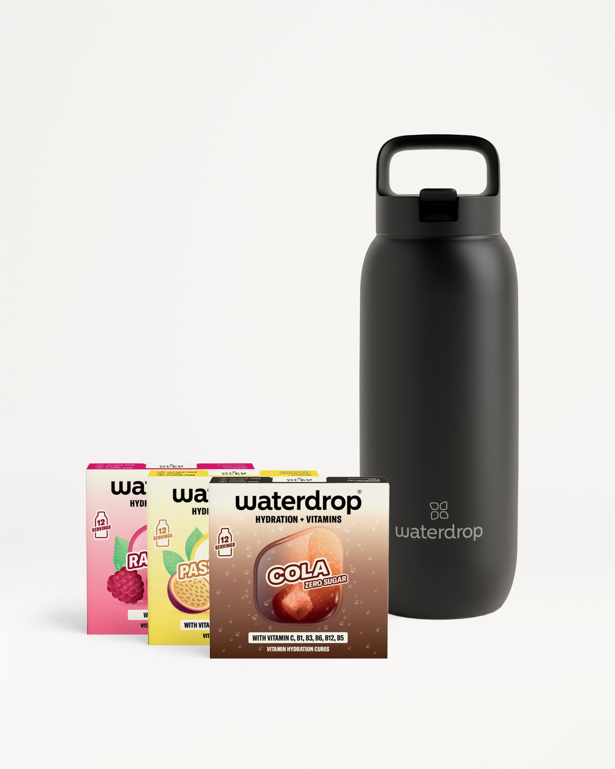 All-Purpose Thermo Microdrink Set with hydration cubes.