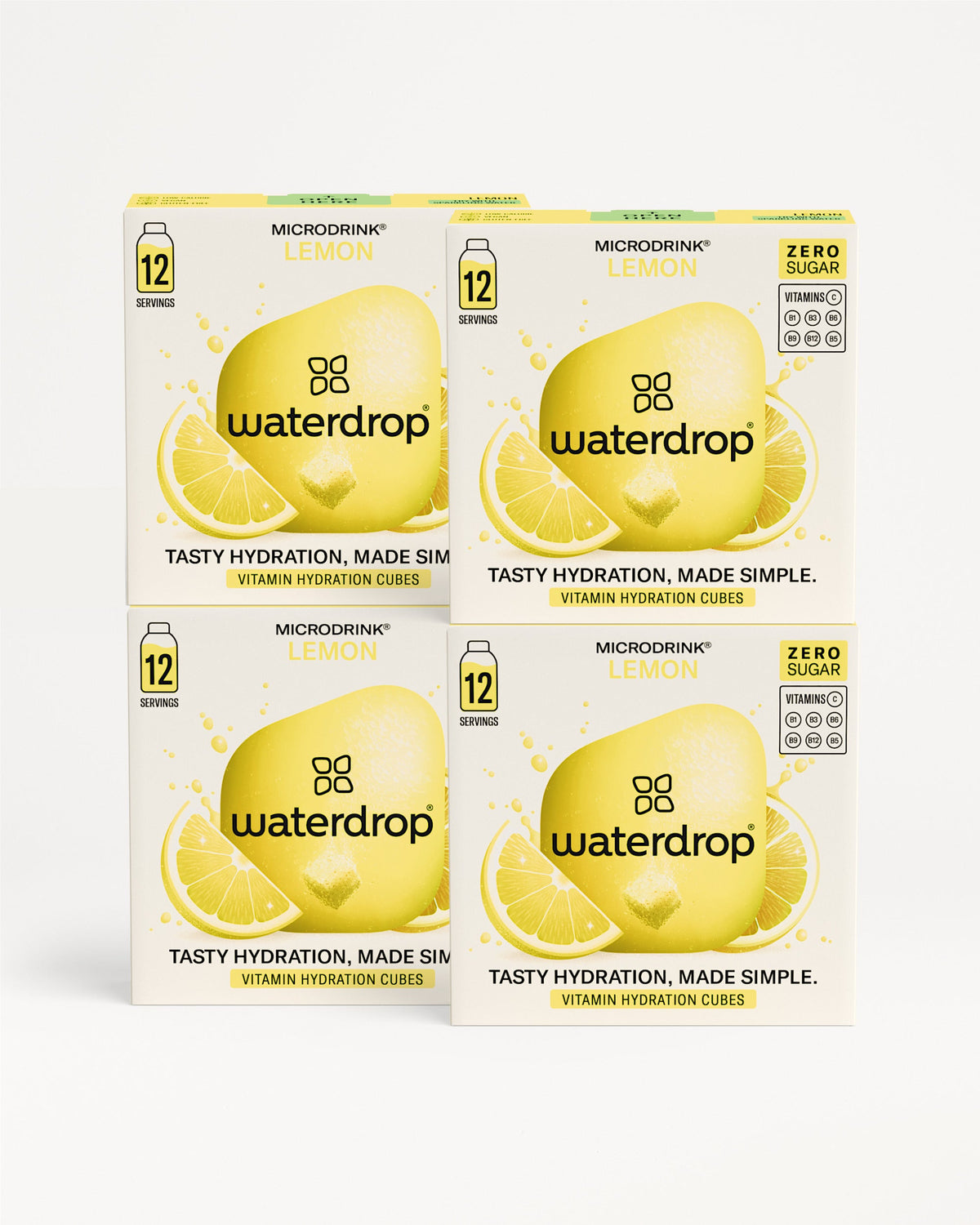 Microdrink 3+1 Set: Lemon vitamin cubes for flavorful hydration.