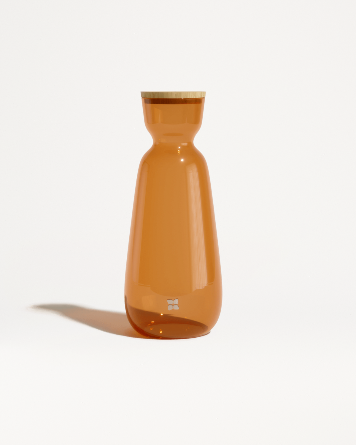 Glass Carafe Large, elegant borosilicate design, promotes hydration.