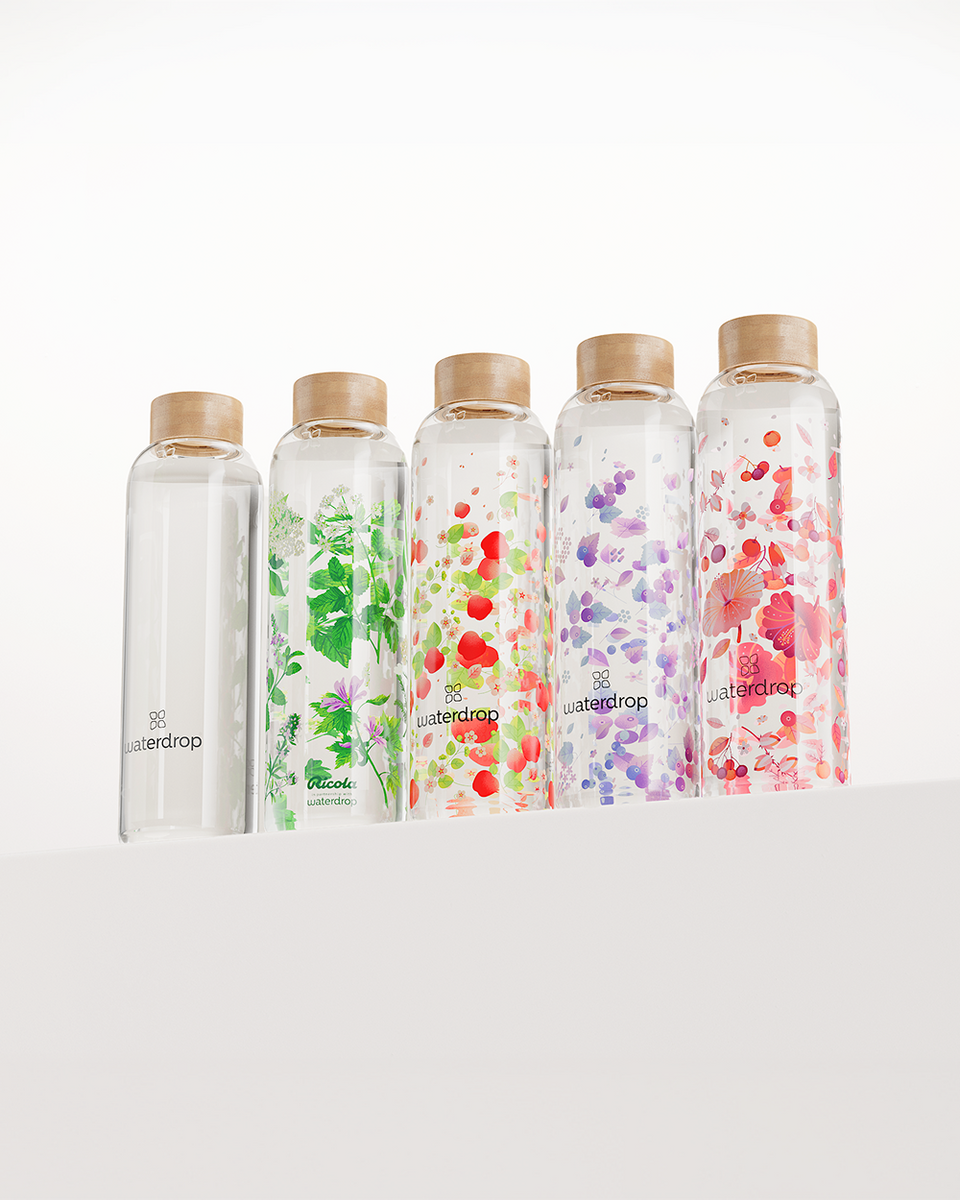 Glass Water Bottle: Reusable & sustainable