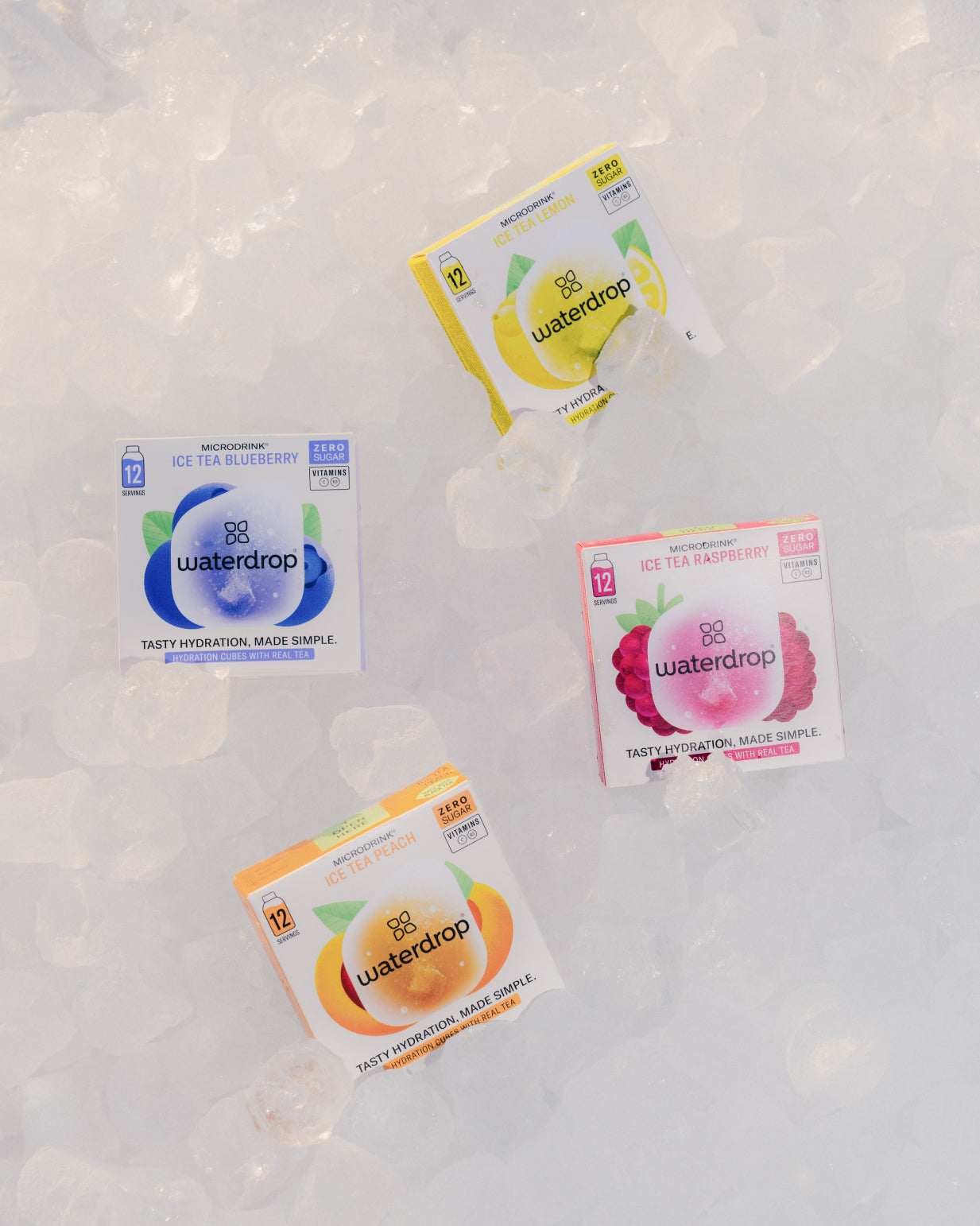 ICE TEA Set by waterdrop® EU - Fruity Flavours