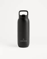 All-Purpose Thermo Straw Lid water bottle with wide-loop handle.