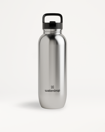 All-Purpose Ultralight water bottle, matte finish, screw-on lid.