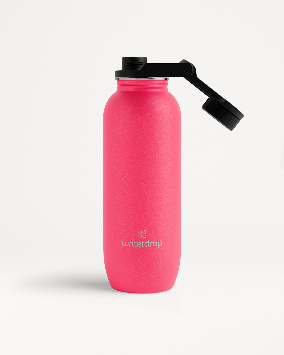 All-Purpose Ultralight · Swing Lid water bottle with black attached cap, designed for easy drinking and hygiene.