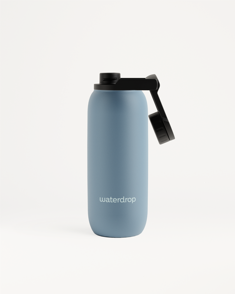 Stainless Steel Thermo Bottle with Swing Lid | waterdrop®