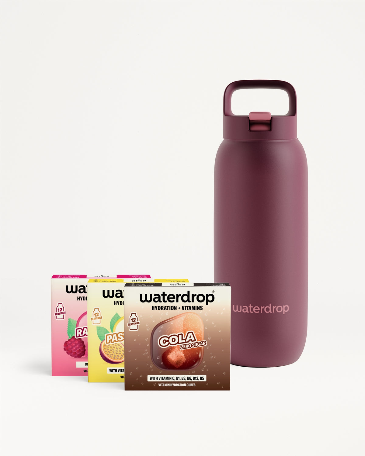 All-Purpose Thermo Microdrink Set with hydration cubes.