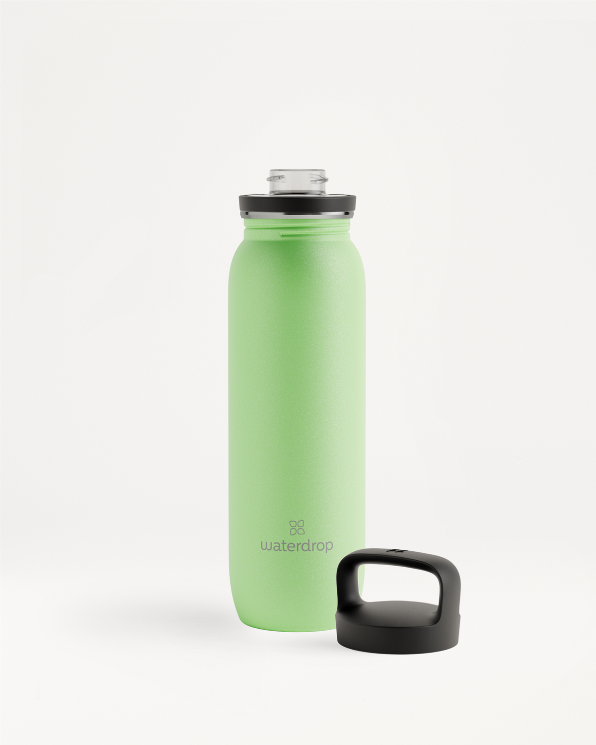 All-Purpose Ultralight Bottle with Spout Lid, featuring a lightweight design and easy-carry handle, perfect for hiking or daily use.