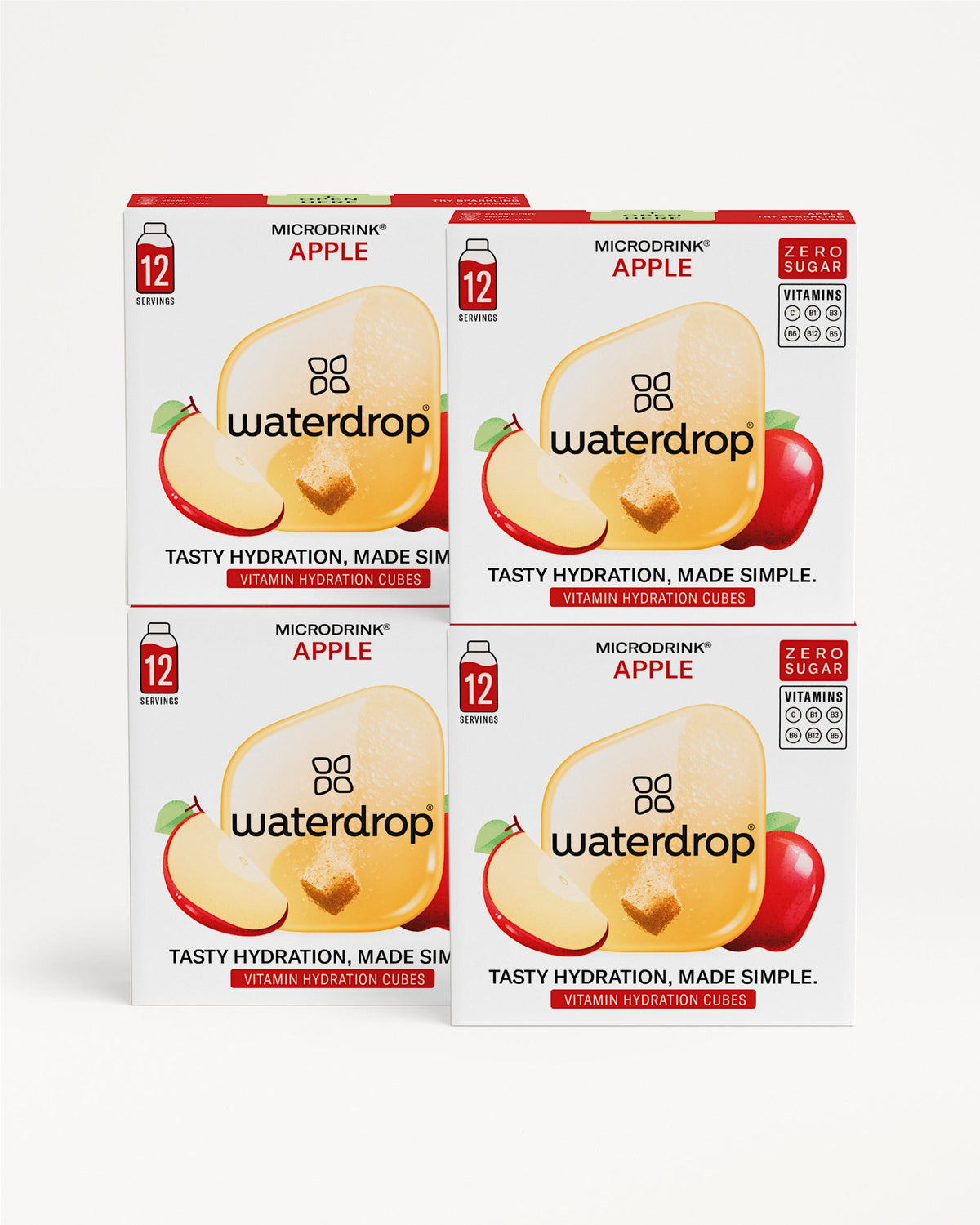 Microdrink 3+1 Set: Apple-flavored hydration cubes, buy 3, get 1 free.