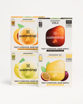Microdrink Bestseller Set: Four hydration cube flavors.