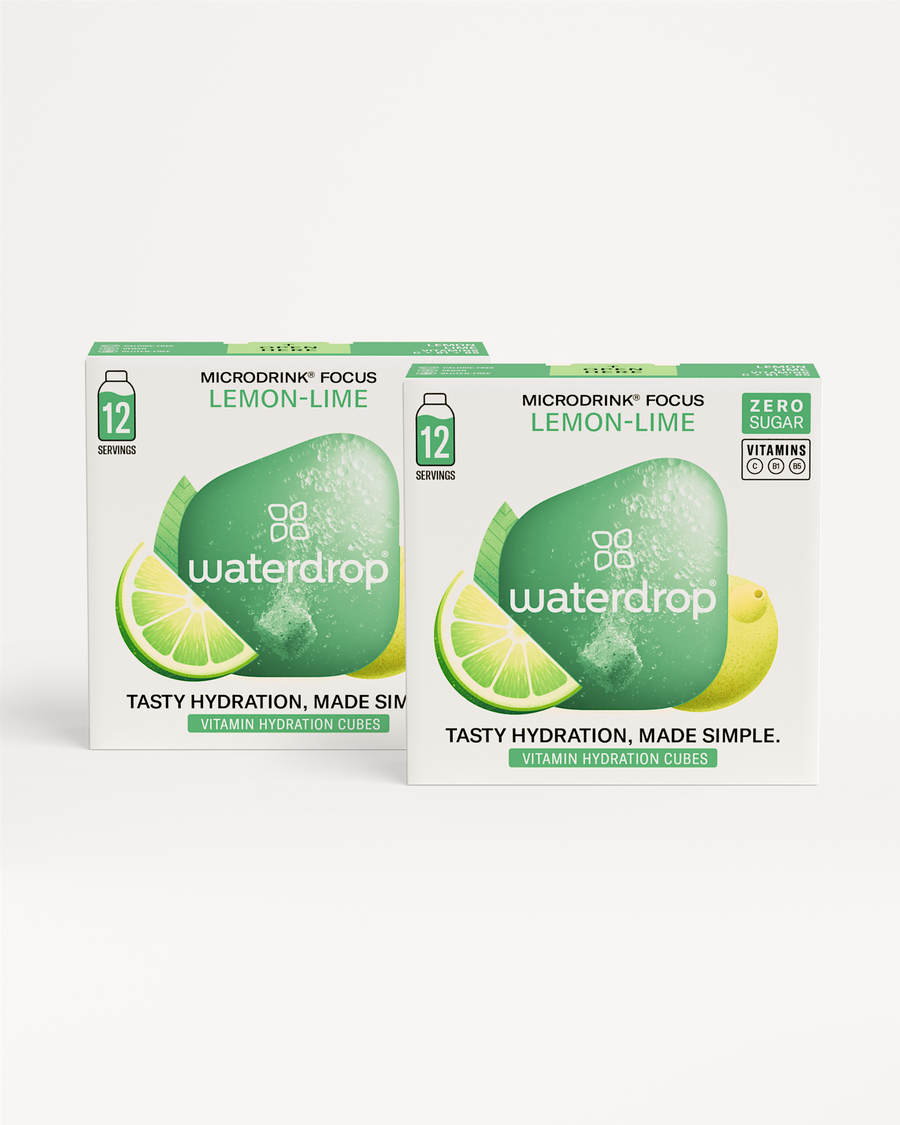 Microdrink Twin Pack (short BBD) vitamin hydration cubes.