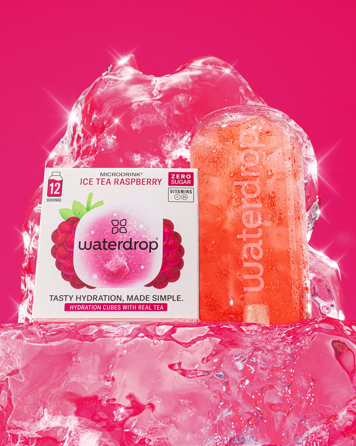 Raspberry Ice Tea - Refreshing Drink | waterdrop® EU