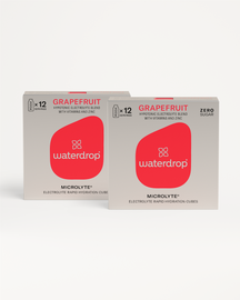 Microlyte Twinpack (short BBD) grapefruit electrolyte cubes.