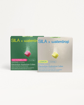 SILA Hydration Set: Watermelon and Lemon Electrolyte Cubes.