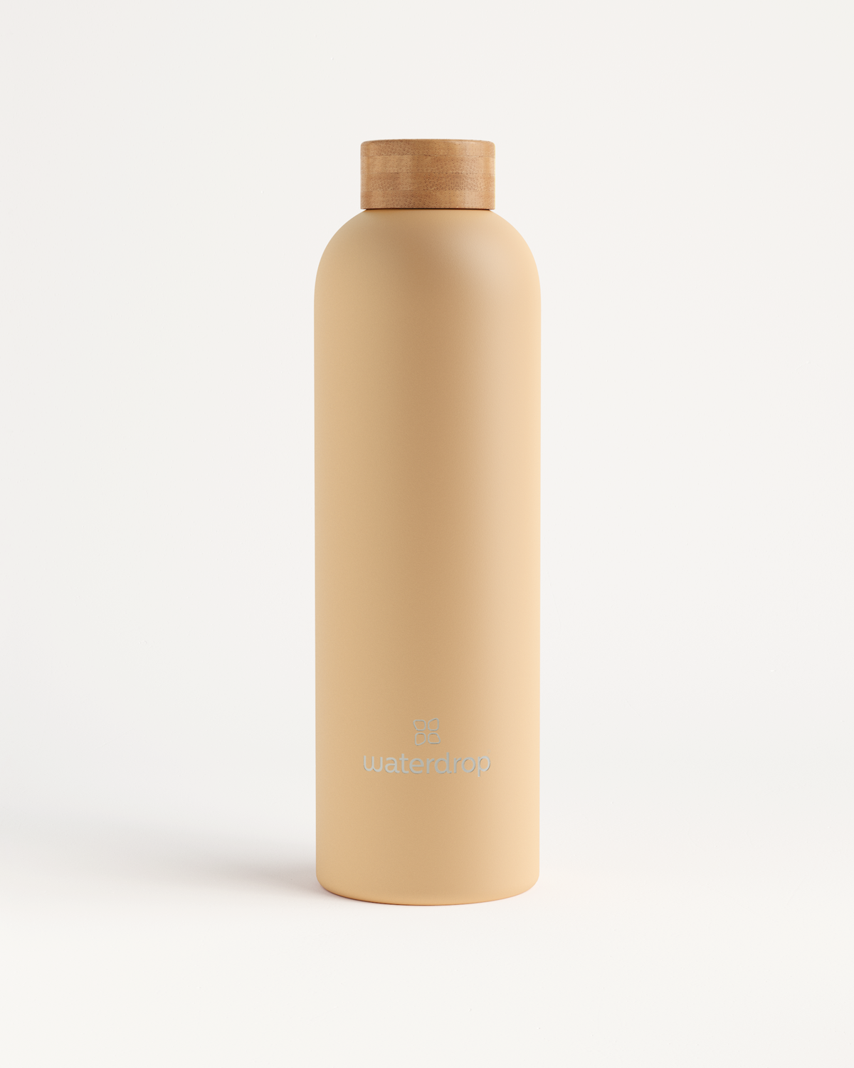 Thermo Steel bottle with cork lid, double-walled stainless steel, keeps drinks cold for 24 hours or hot for 12 hours, available in 400ml, 600ml, and 1L sizes.