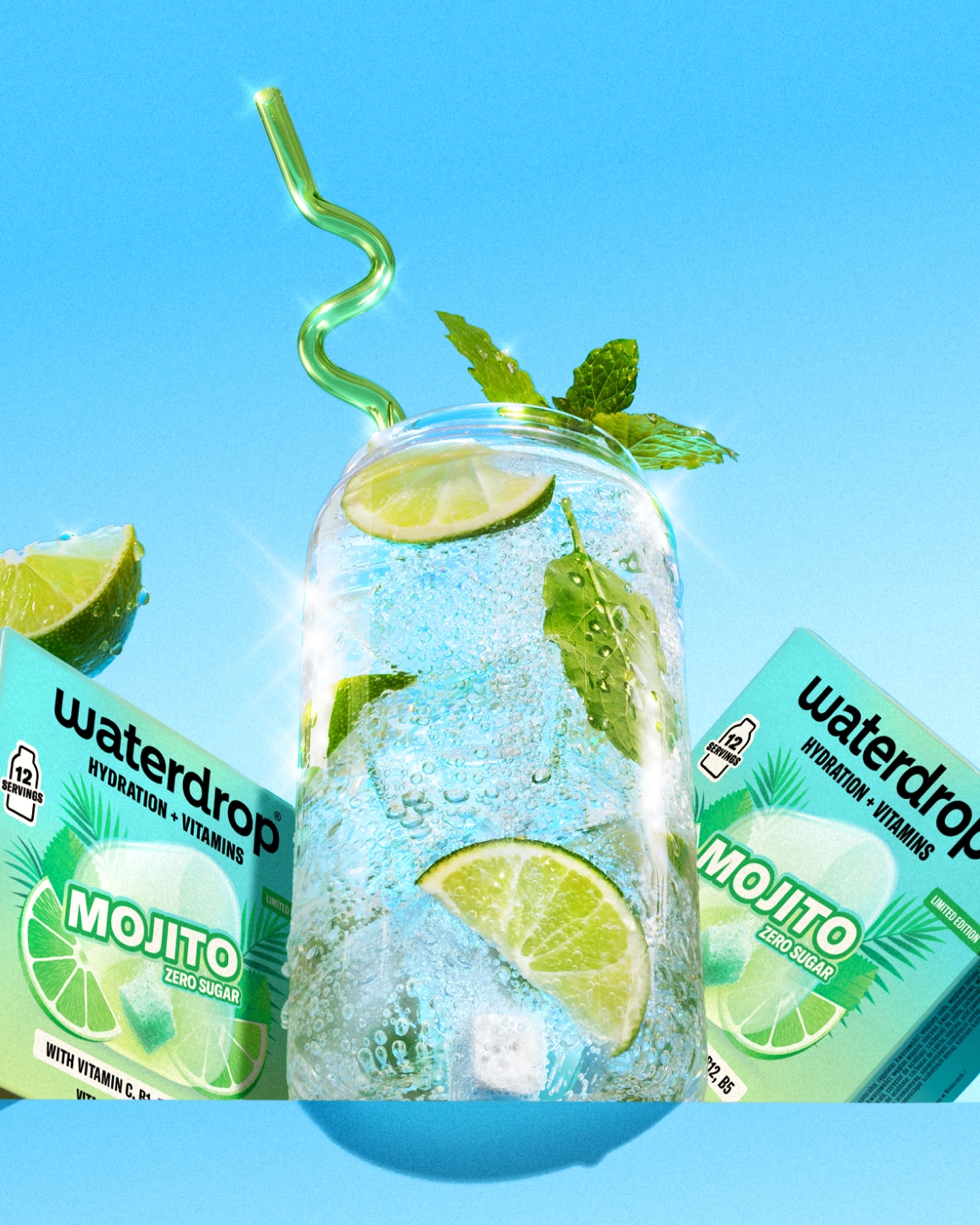 Mojito Glass Straws