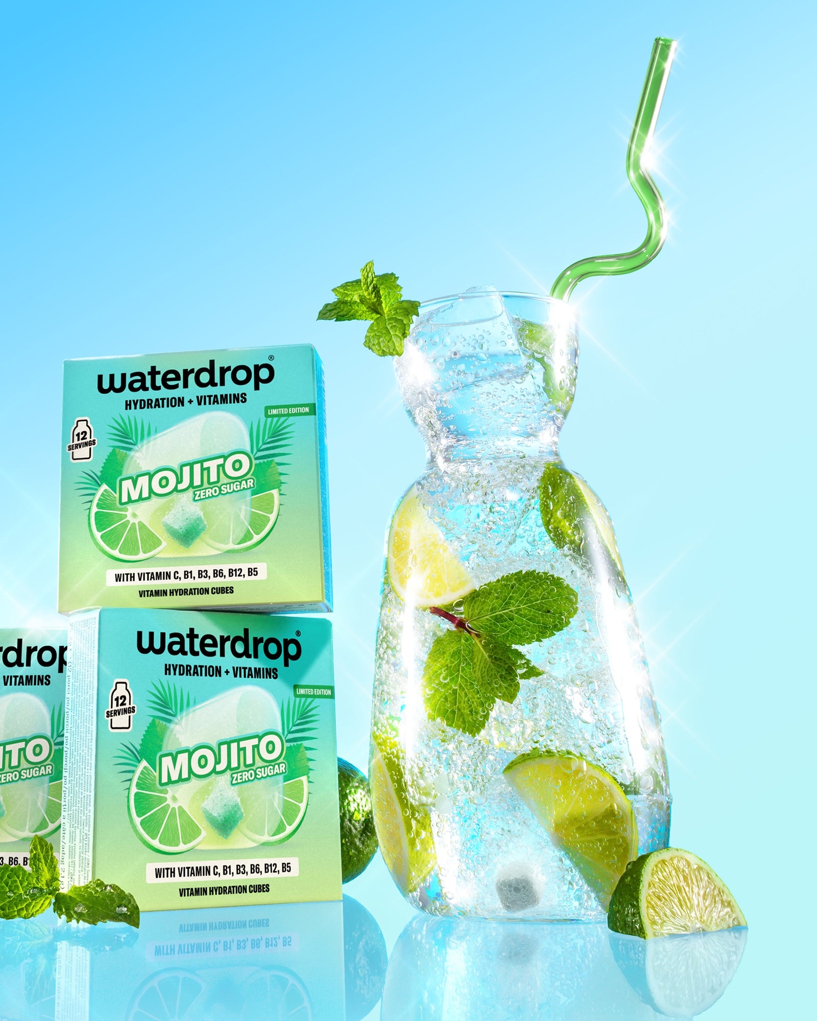 Mojito Glass Straws