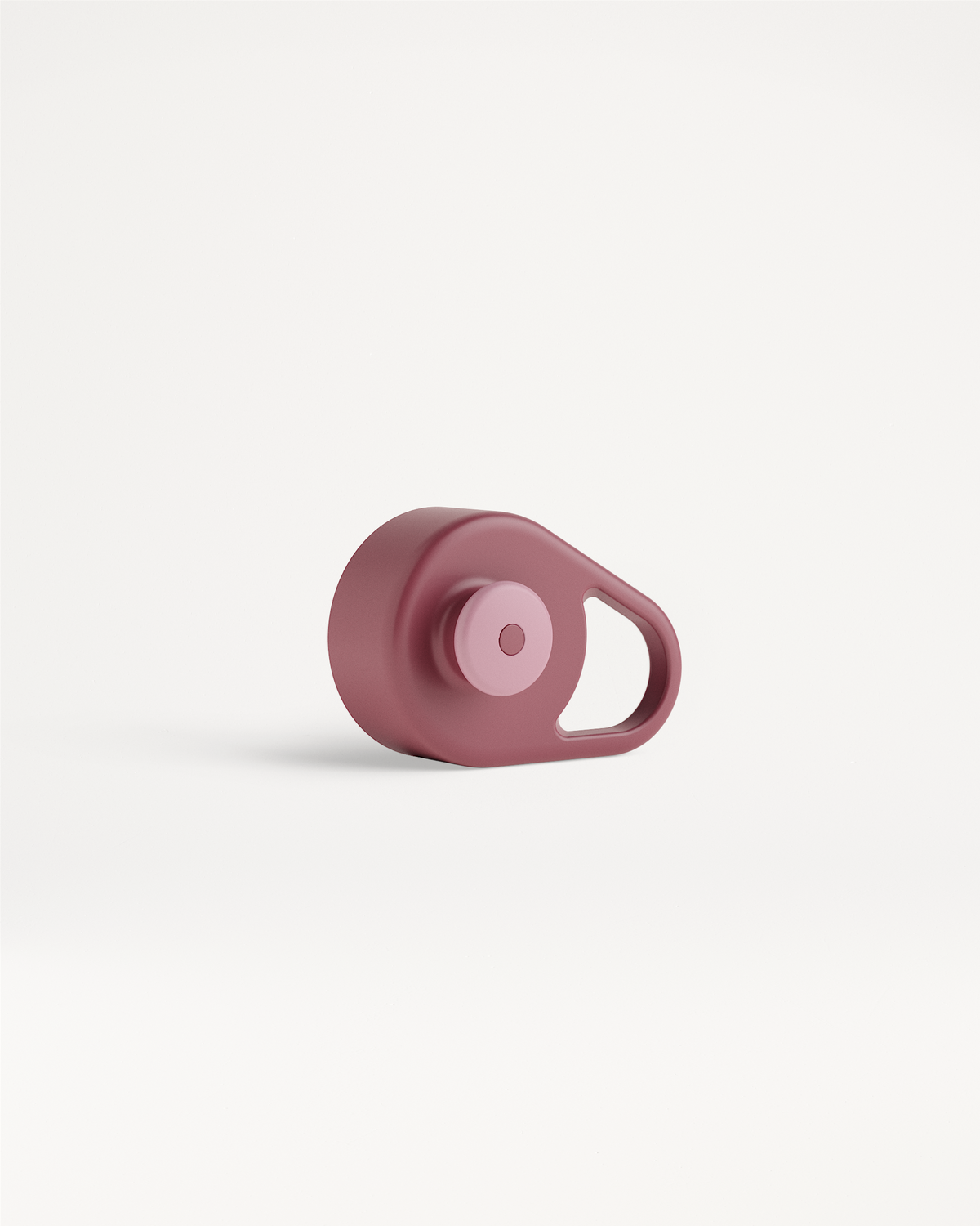 Pull-Up Cap with teardrop handle for easy hydration.