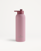 Thermo Steel Bottle · Pull-Up Cap, matte-pink, 600ml.
