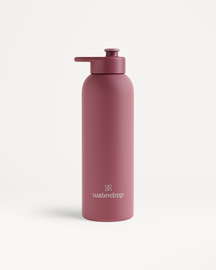 Thermo Steel Bottle · Pull-Up Cap with waterdrop® logo.