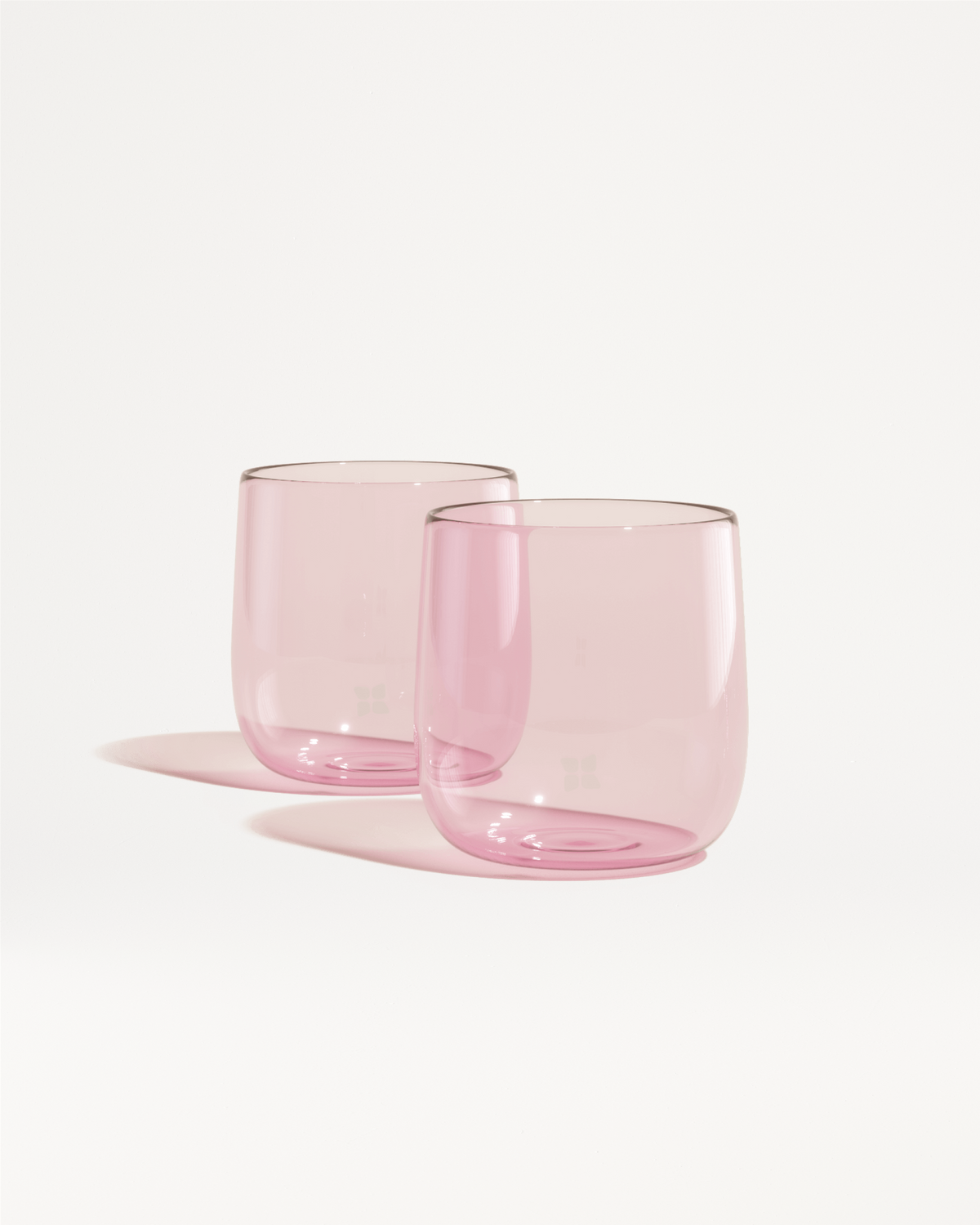 Two Signature Glasses, ideal for enhancing your drinking experience with borosilicate glass, displayed on a white background.