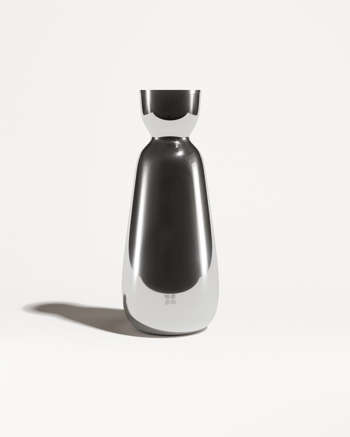 Mirror Carafe made of high-quality stainless steel, designed to hold up to 1L of Microdrink. Ideal for home, office, or gifting.