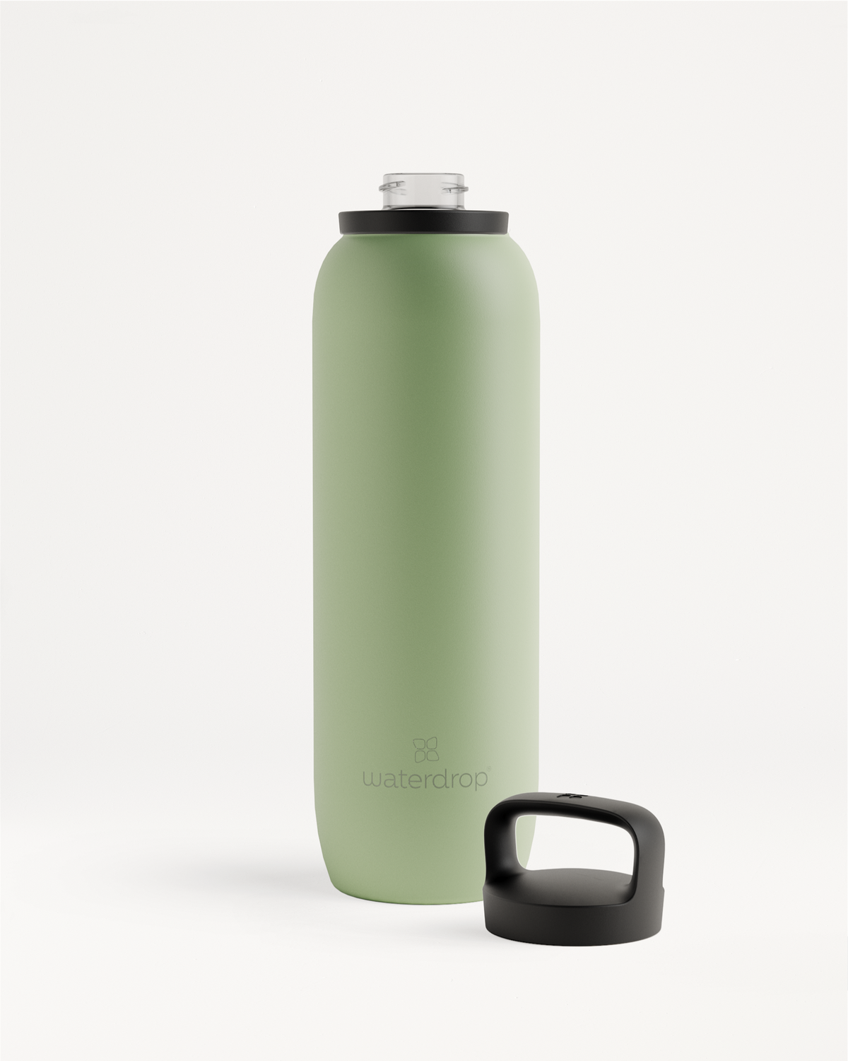 All-Purpose Thermo · Spout Lid bottle with black cap, featuring double-walled stainless steel for 24-hour ice-cold hydration.