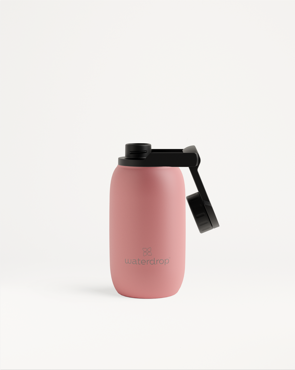 All-Purpose Thermo with Swing Lid: a vacuum-insulated water bottle designed for 24-hour cold hydration, featuring a practical attached cap.