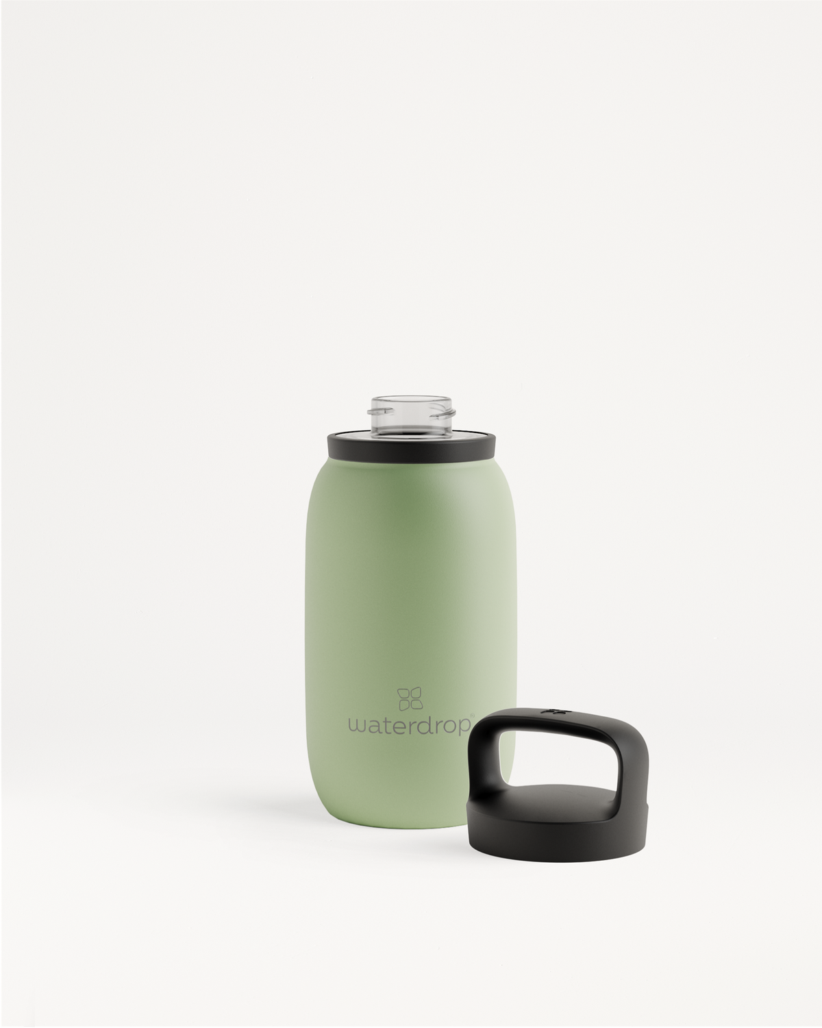 All-Purpose Thermo water bottle with Spout Lid, featuring a double-walled stainless steel design for keeping drinks cold up to 24 hours.