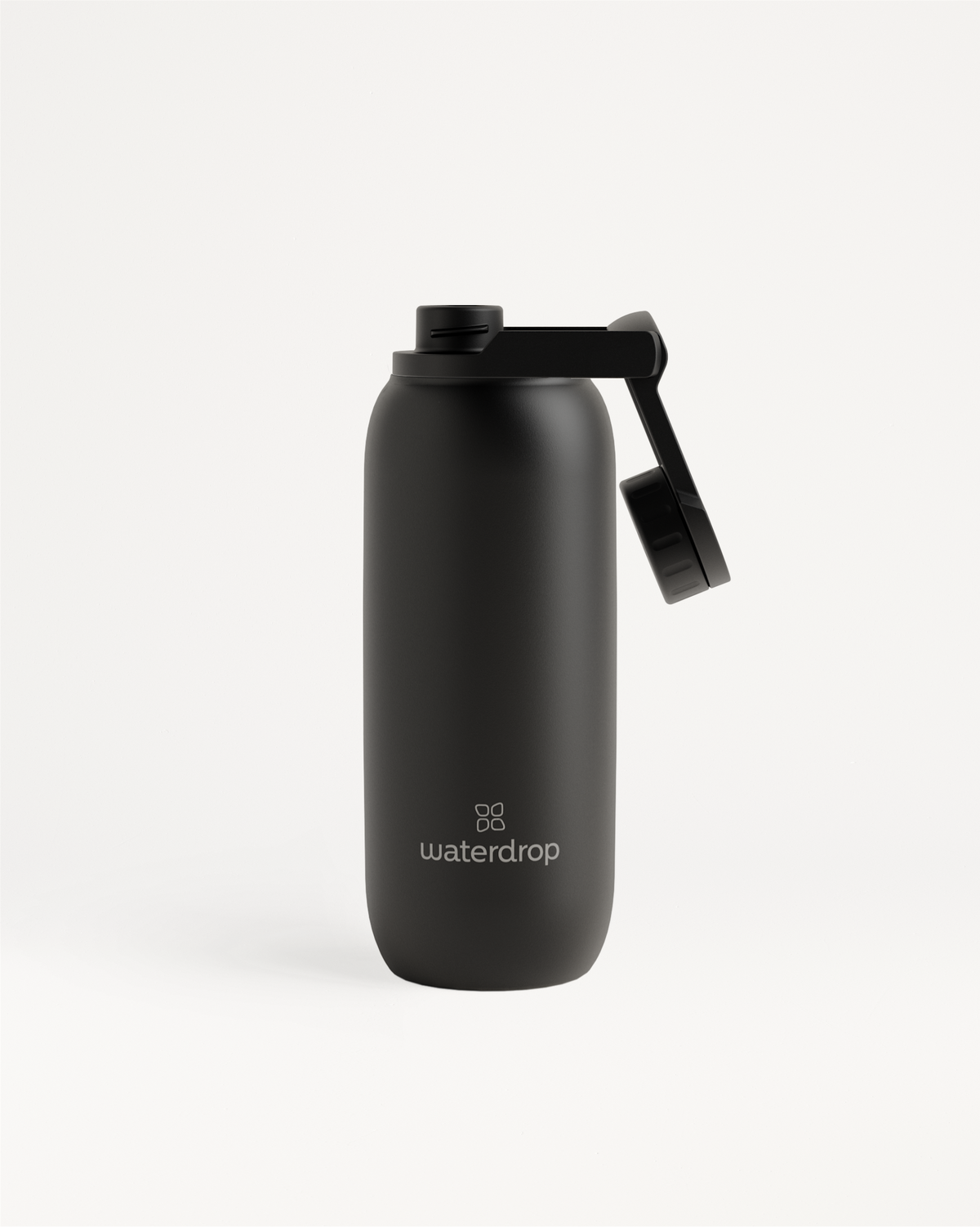 All-Purpose Thermo · Swing Lid vacuum-insulated bottle with attached cap, designed for 24-hour cold refreshment, available in multiple sizes.