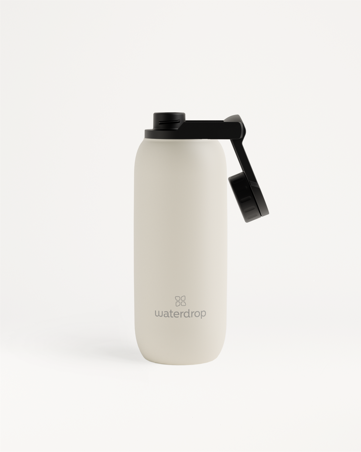 All-Purpose Thermo bottle with Swing Lid, vacuum-insulated for 24-hour cold drinks, available in multiple sizes and colors, featuring a practical attached cap.