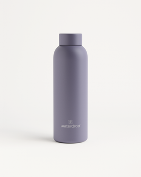Purple Classic Thermo Steel bottle with a cap, ideal for keeping drinks cold or hot for long durations. Available in multiple sizes.