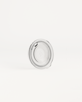 Sip Lid: A clear plastic lid with a handle, designed for glass and steel cups, ensuring comfortable drinking on the go.