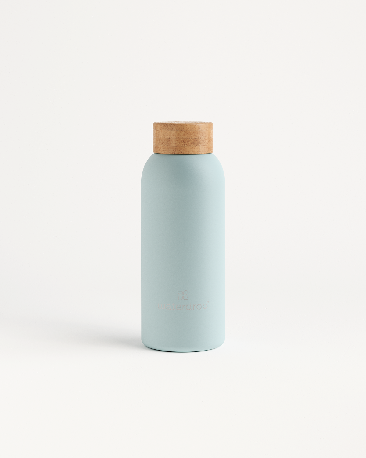 Thermo Steel double-walled stainless steel bottle with a brown cap, designed to keep drinks cold for 24 hours or hot for 12 hours.