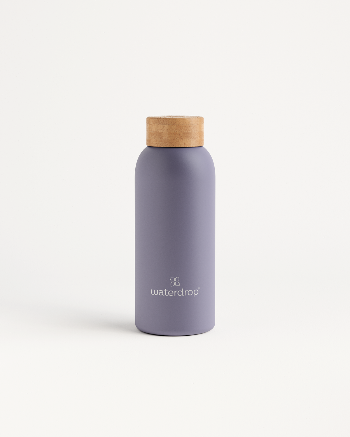 Thermo Steel bottle with cork top; double-walled stainless steel for keeping drinks cold for 24 hours or hot for 12.